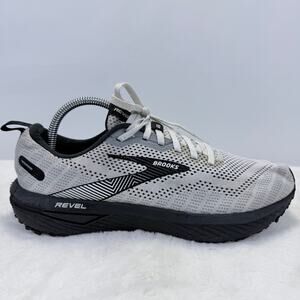 Brooks Revel 6 Mens Black Gray Running Shoes Size 9 D Athletic Sneakers